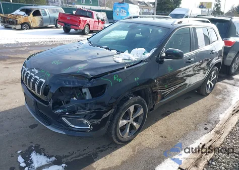 2019 Jeep Cherokee Limited 4X4 z USA, uszkodzony, nr VIN 1C4PJMDX1KD394663